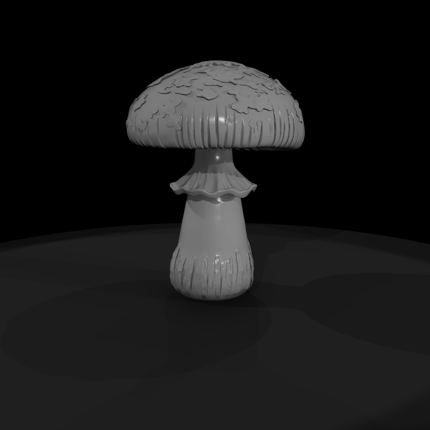 Stylized Fly Agaric Mushroom