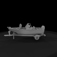 Small Fishing Boat & Trailer — thumbnail 6