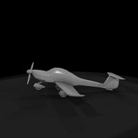 aircraft-diamond-da20-3d-model — thumbnail 6