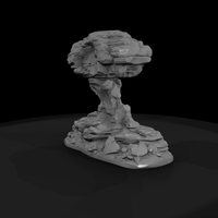 Glowing Crystal Rock Outcrop — thumbnail 5