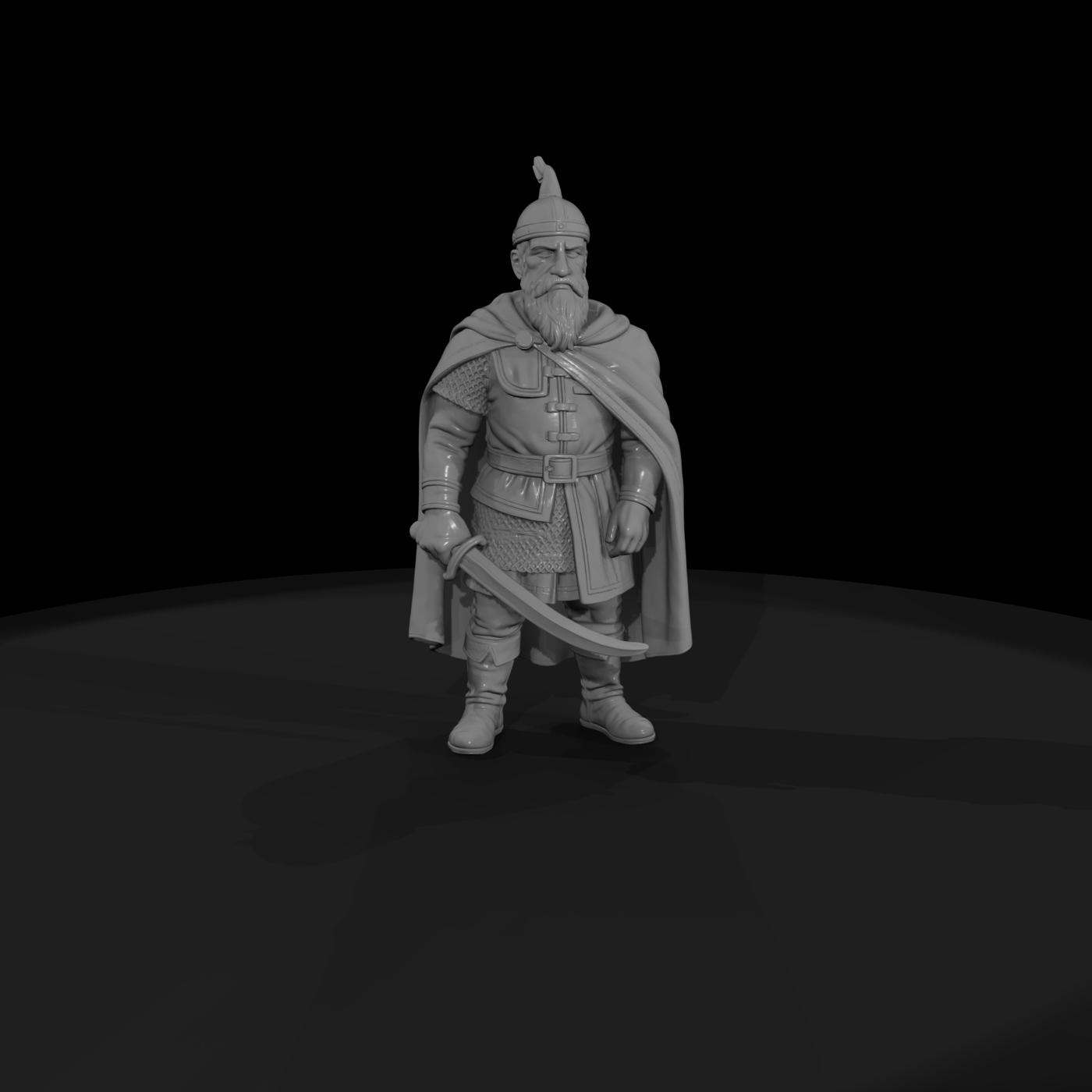 Hist 0097 Historical Skanderbeg Miniature Figure