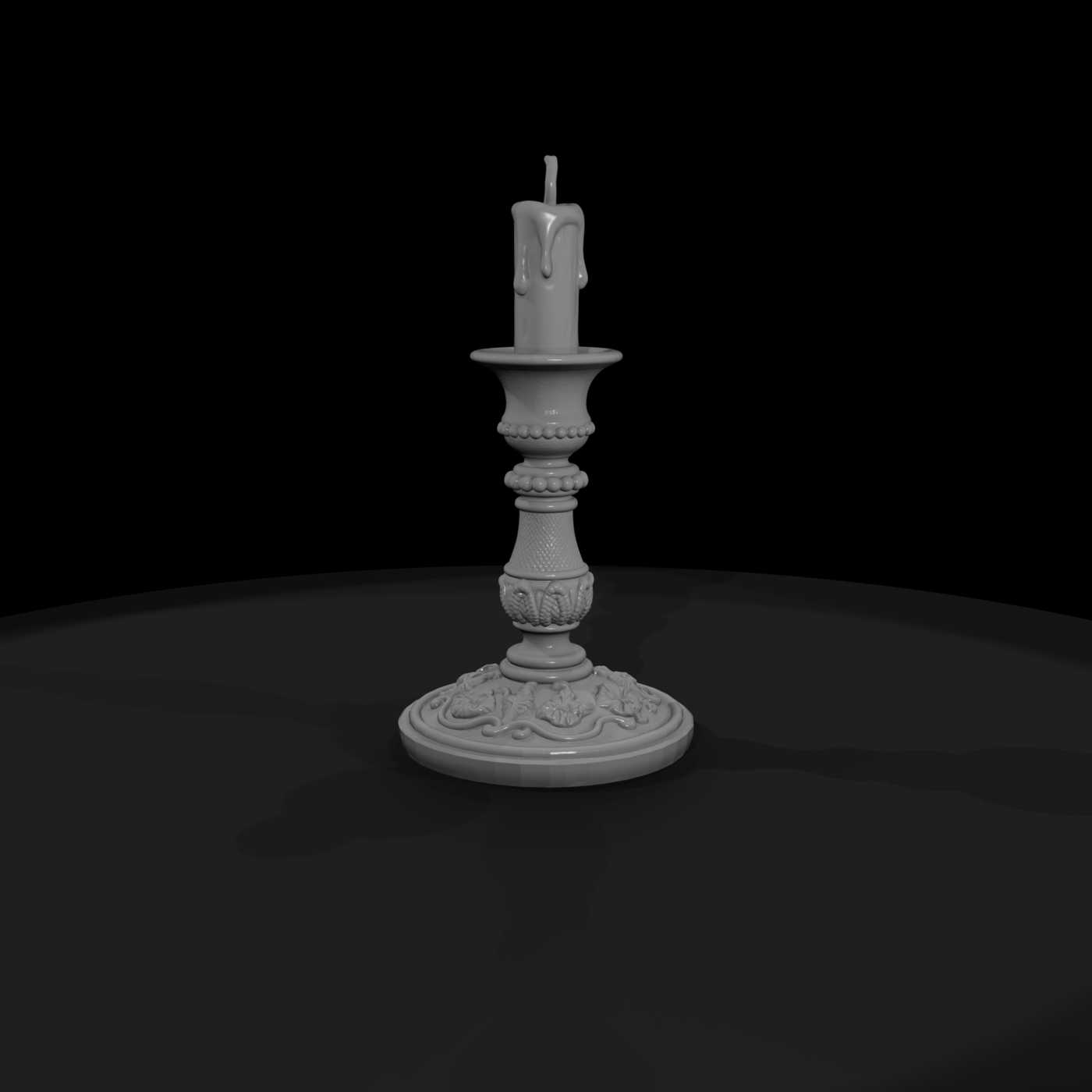 Ornate Brass Candlestick