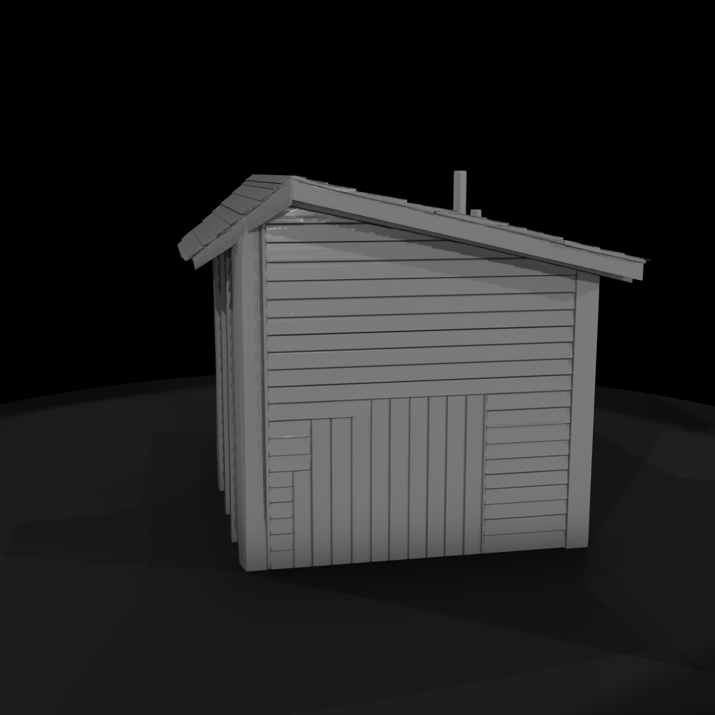 Rustic Wooden Shed