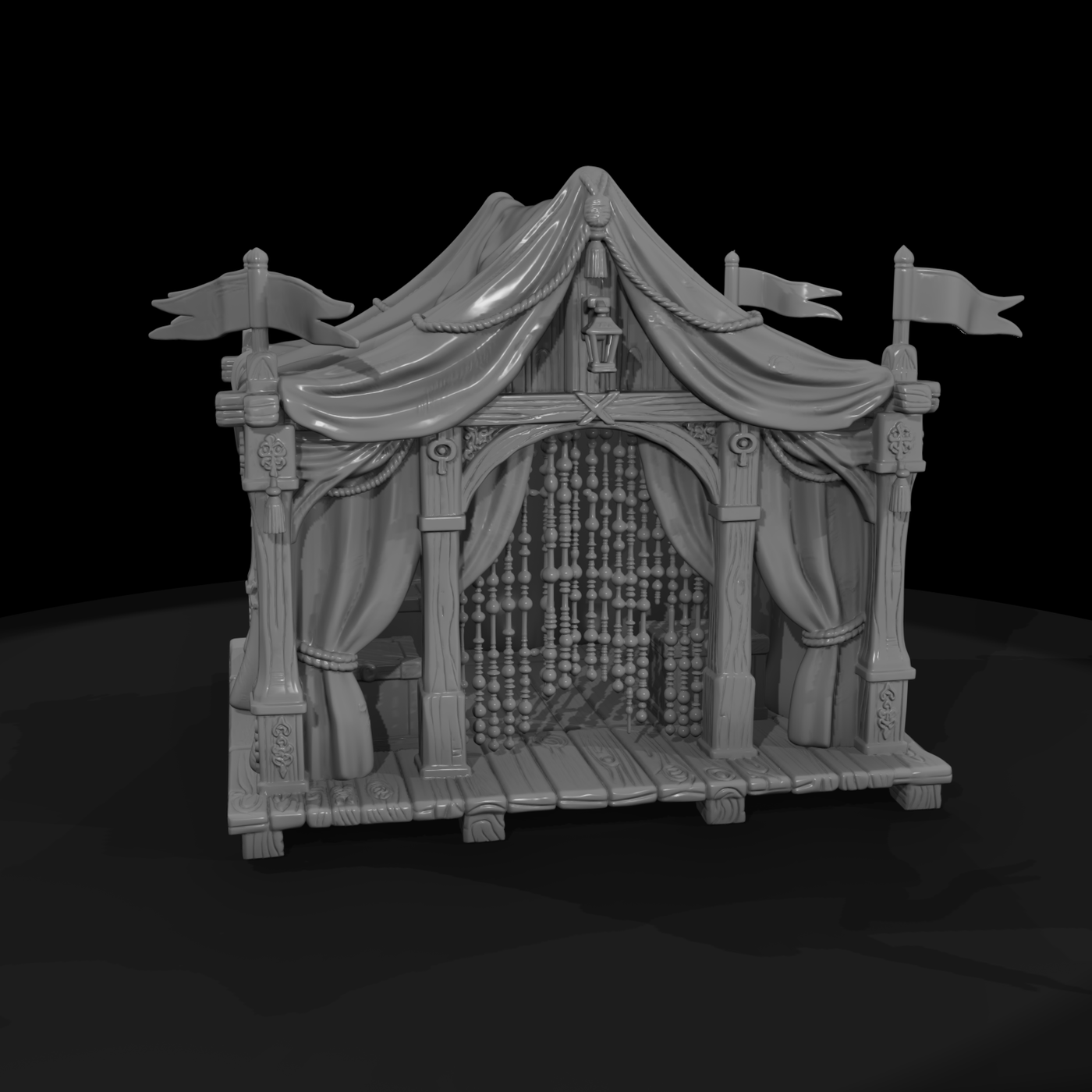 Cir 185 Stall Fortune Teller Tent