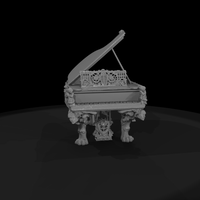 Ornate Grand Piano & Display — thumbnail 5