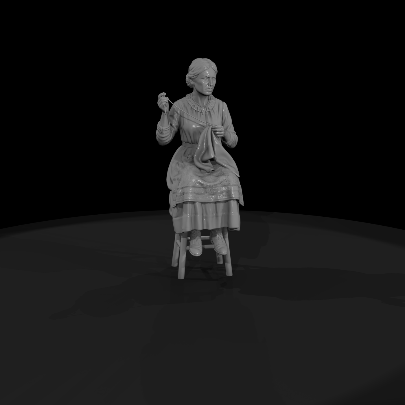 Ww 0192 Townsfolk Seamstress