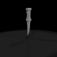 ornate-curved-fantasy-dagger-miniature-prop-468477 — thumbnail 5