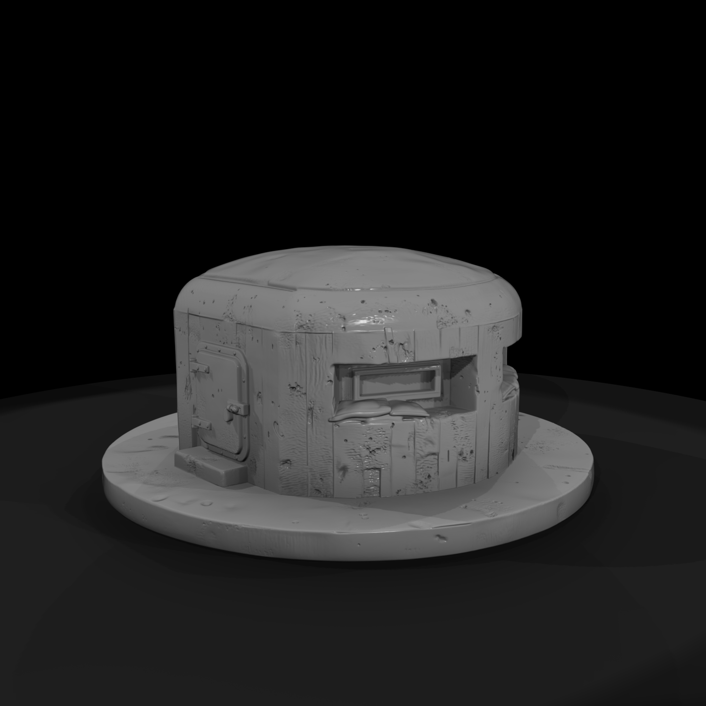 WWII Pacific Reinforced Pillbox