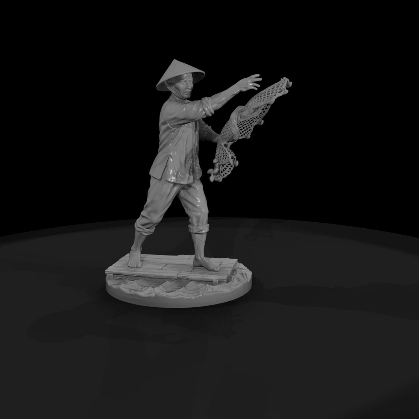 Vnh 085 Civilian Fisherman