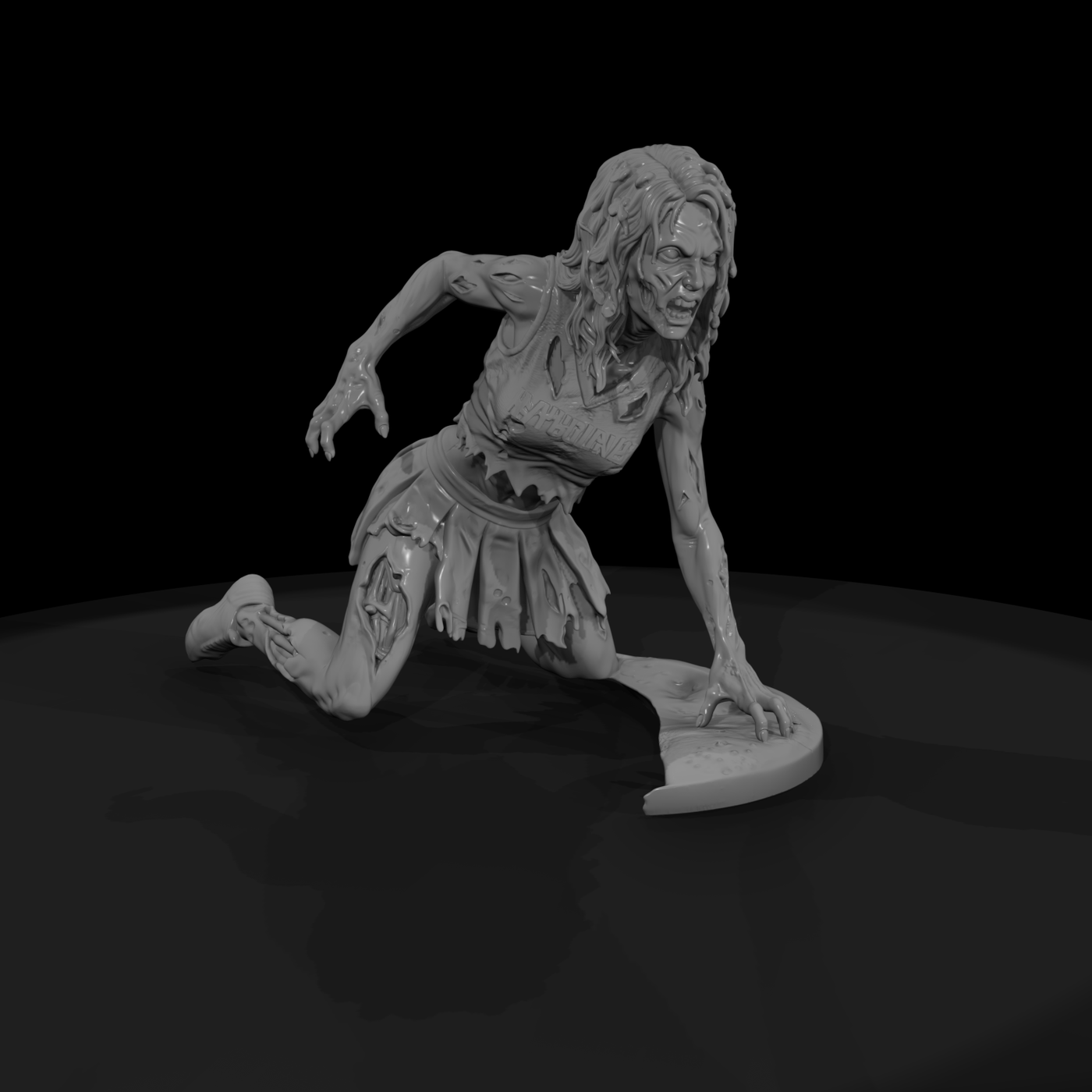 Undead Zombie Cheerleader