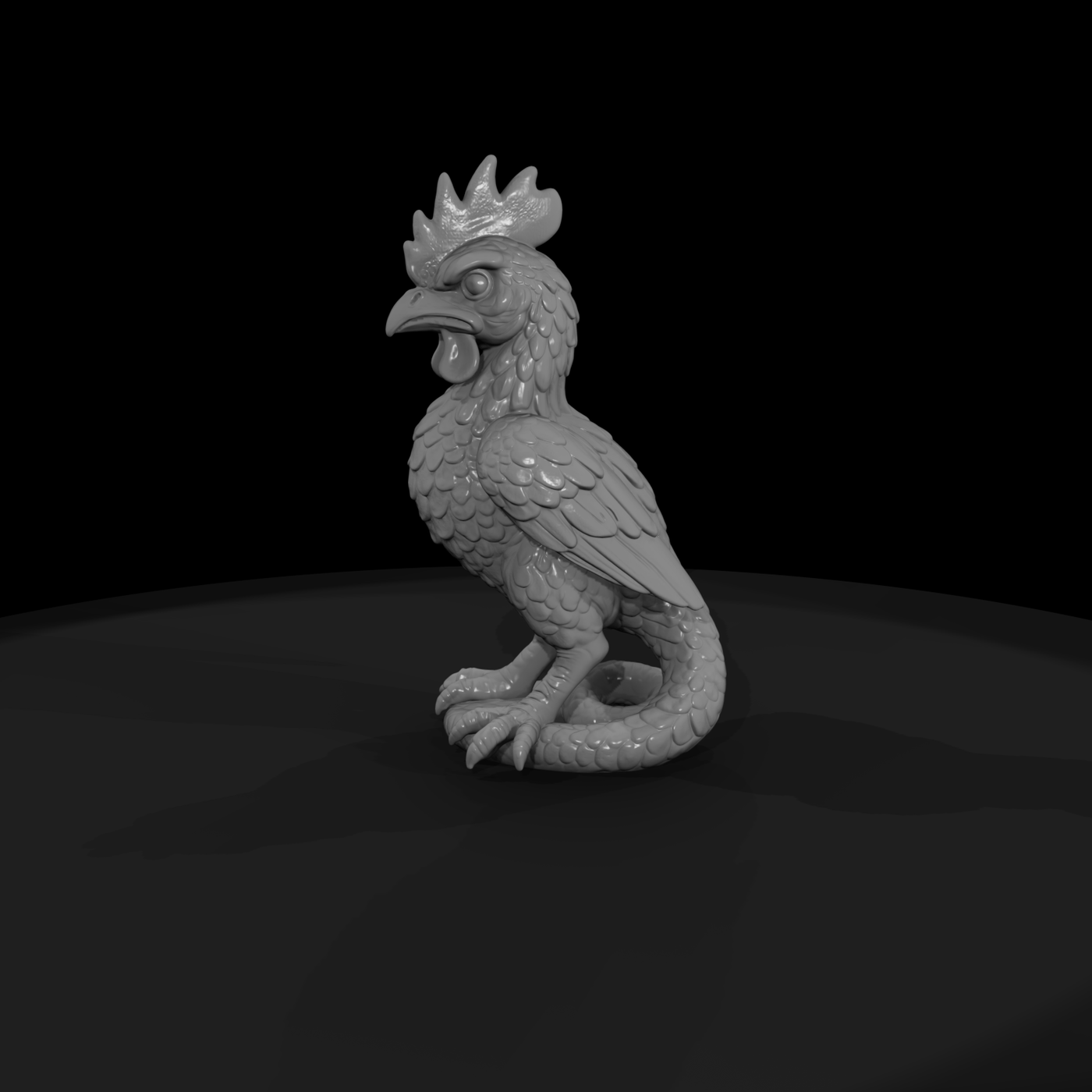 Myth 0493 Mythology Basilisk Miniature Figure