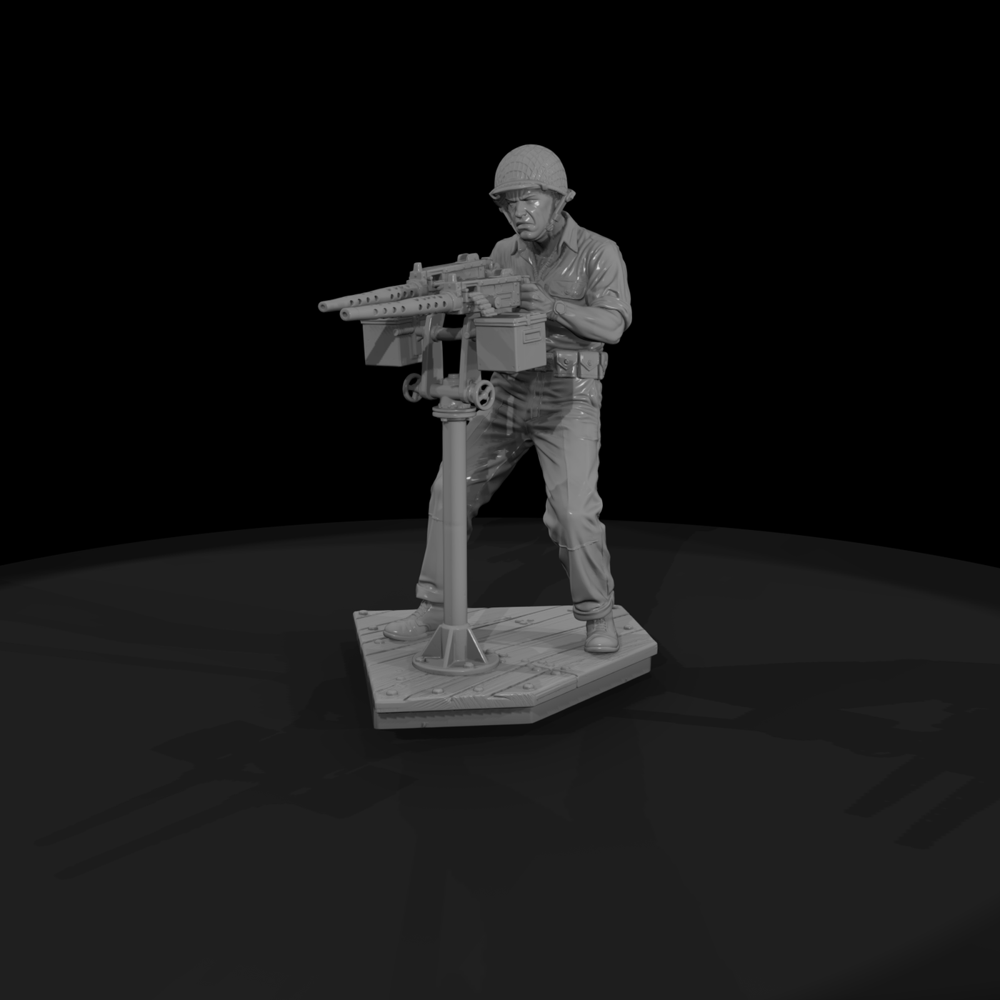 Ww2H 077 United States Pt Boat Gunner