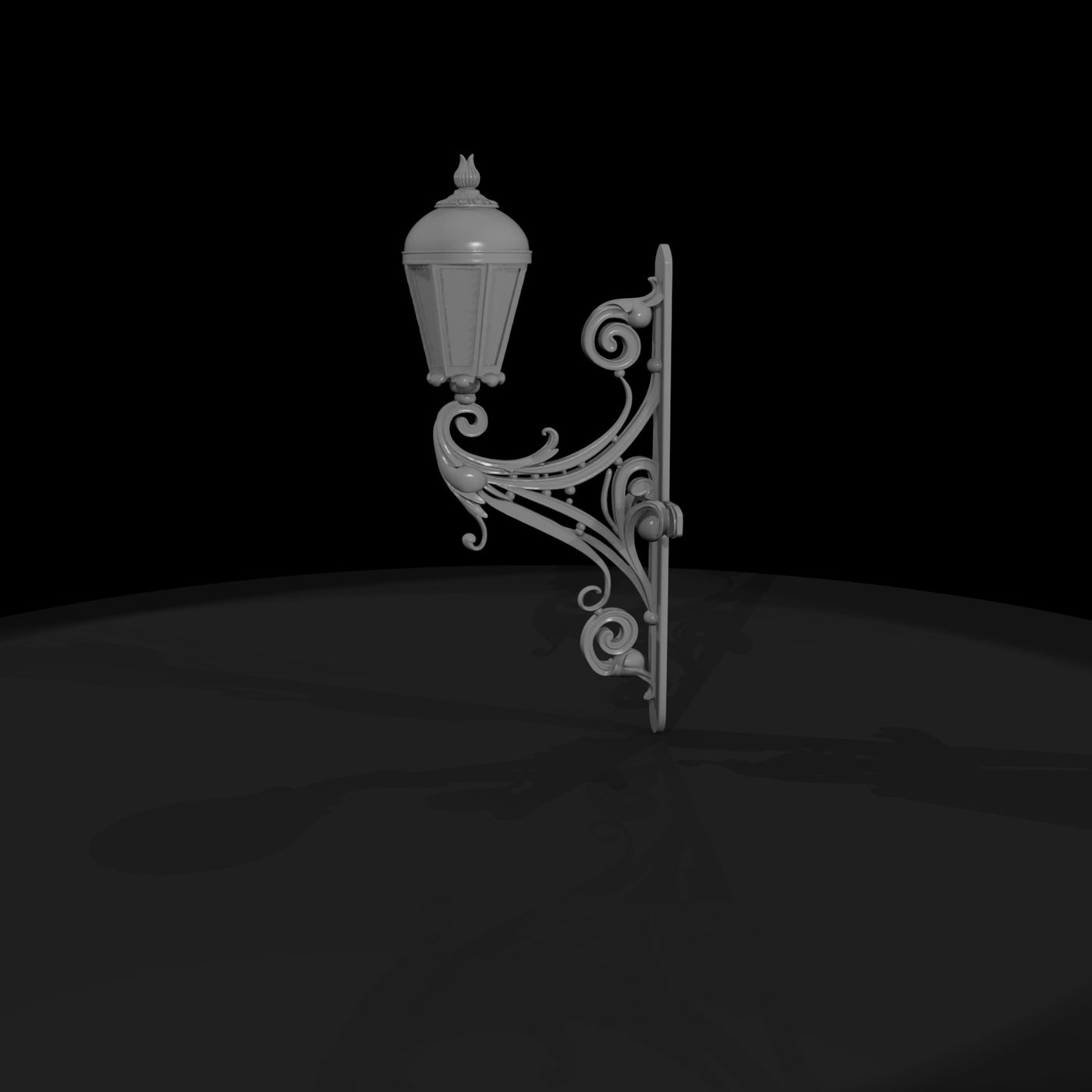 Victorian Ornate Wall Lantern
