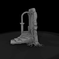 stylized_gothic_stone_ruin_3d_model_fbukvu0w — thumbnail 4