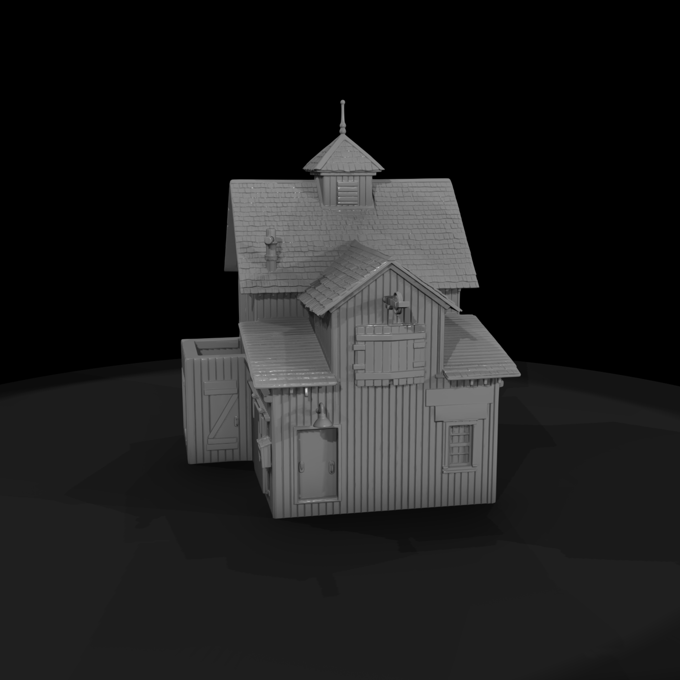 20260612 Wooden Multistory Workshop Model D7E6Bdd0