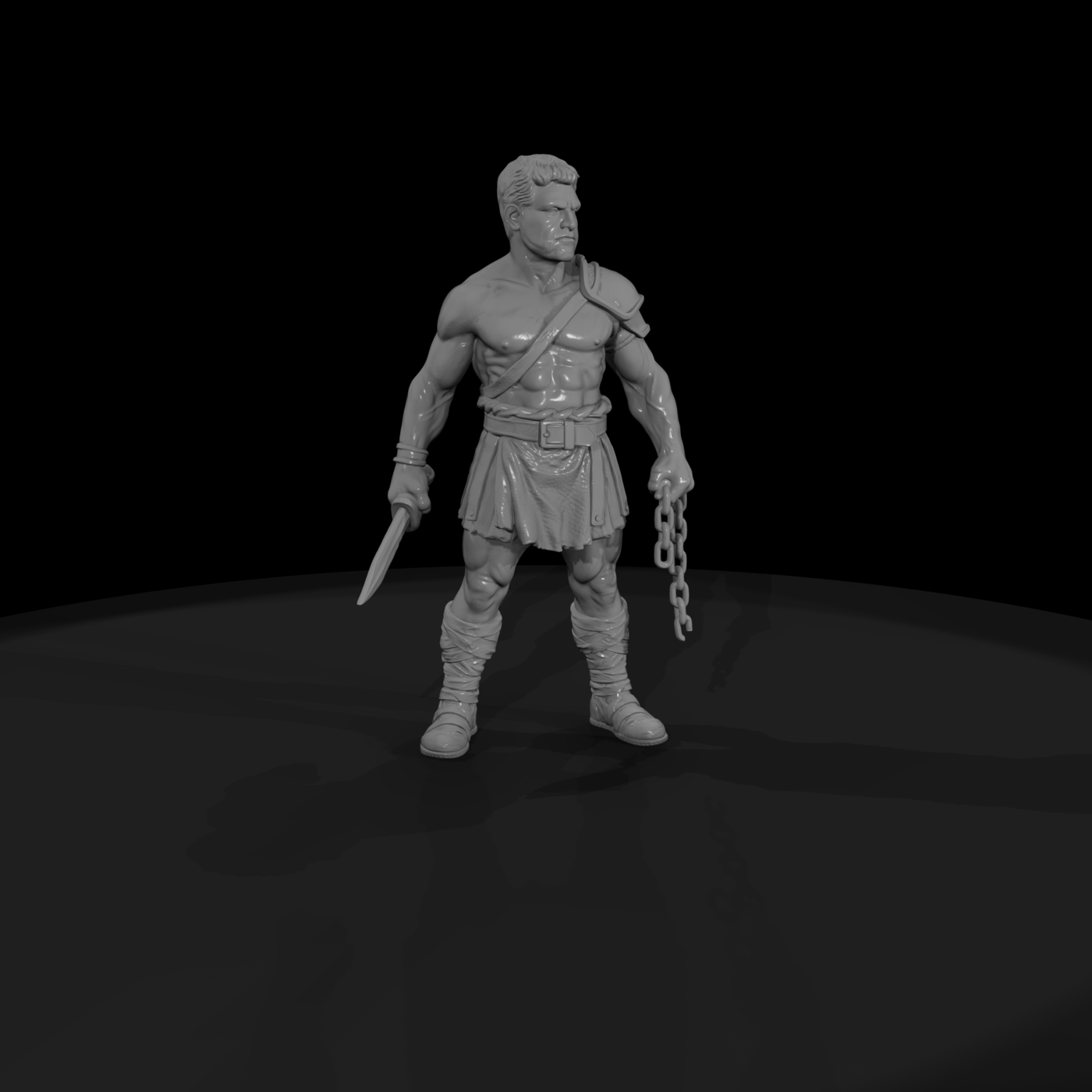 Hist 0047 Historical Spartacus Miniature Figure