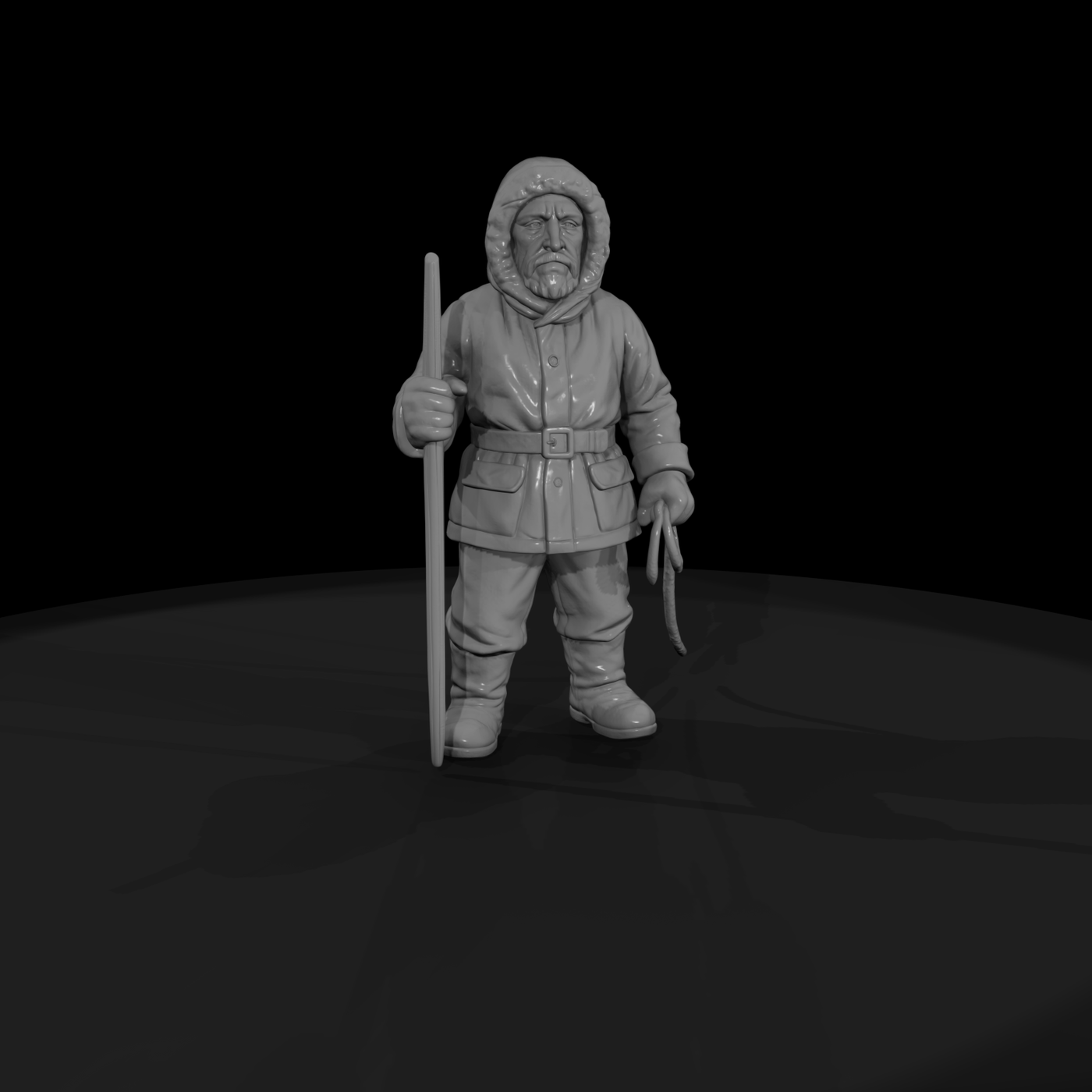 Hist 0189 Historical Roald Amundsen Miniature Figu