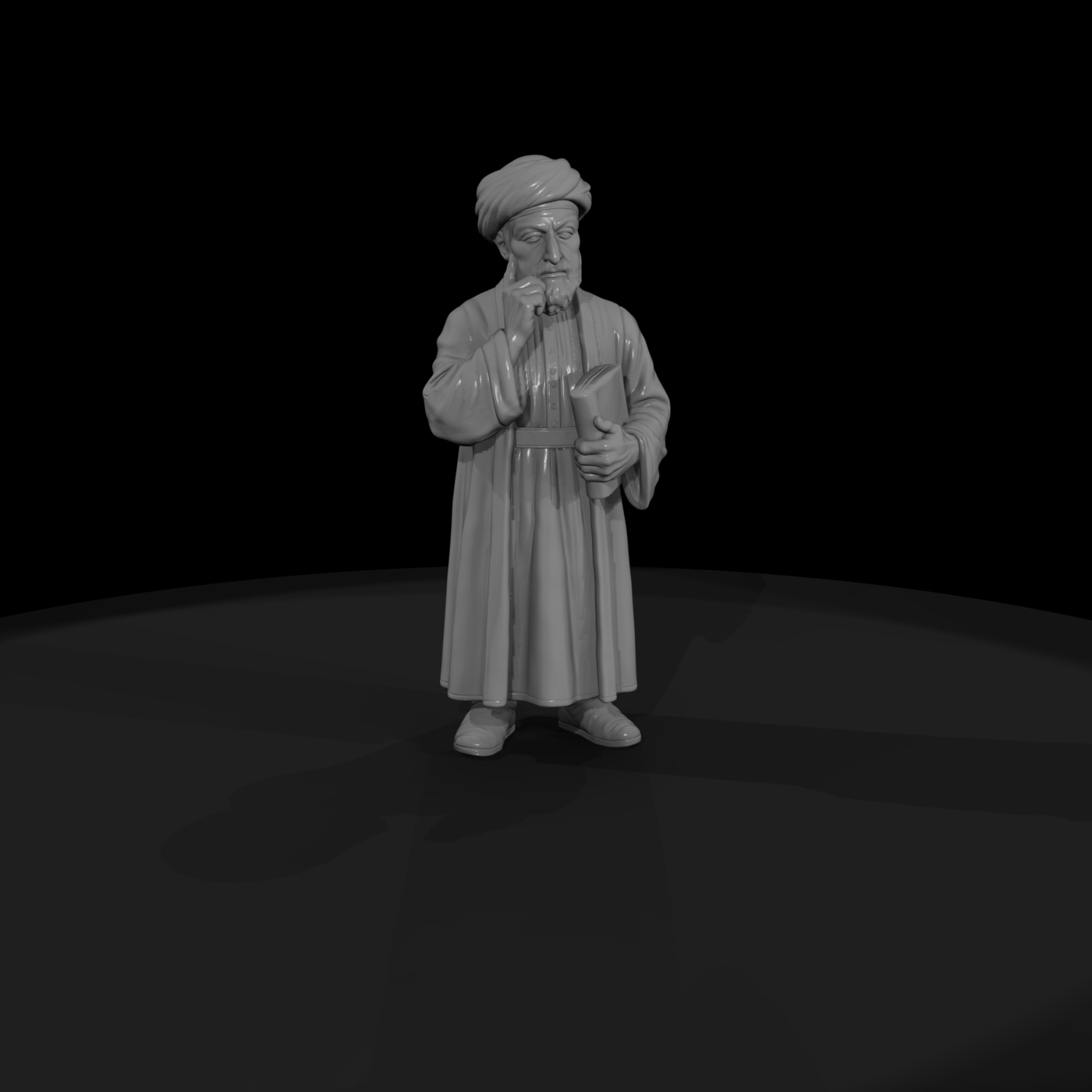 Hist 0073 Historical Maimonides Miniature Figure