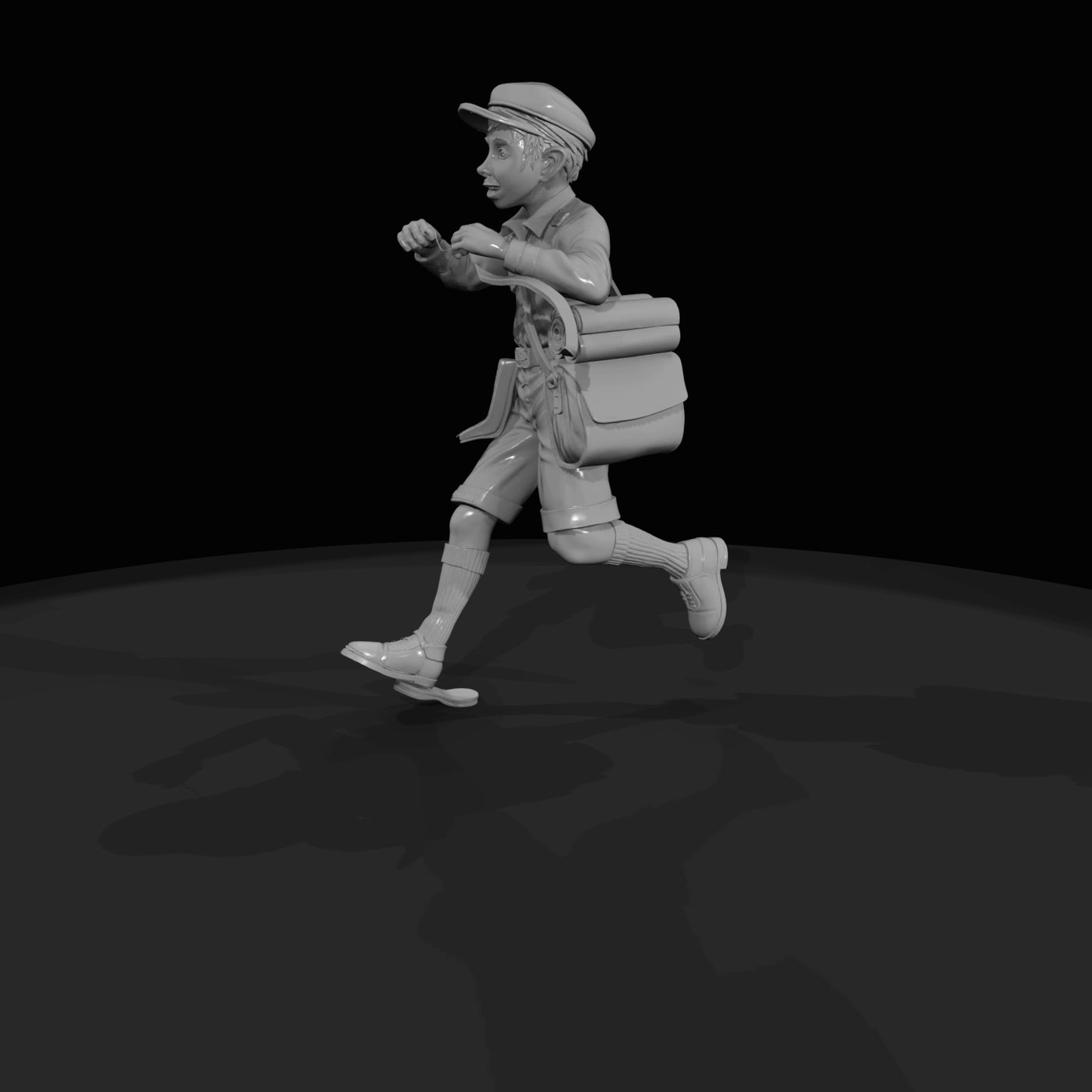 painted-tabletop-miniature-newsboy-young-boy-figure