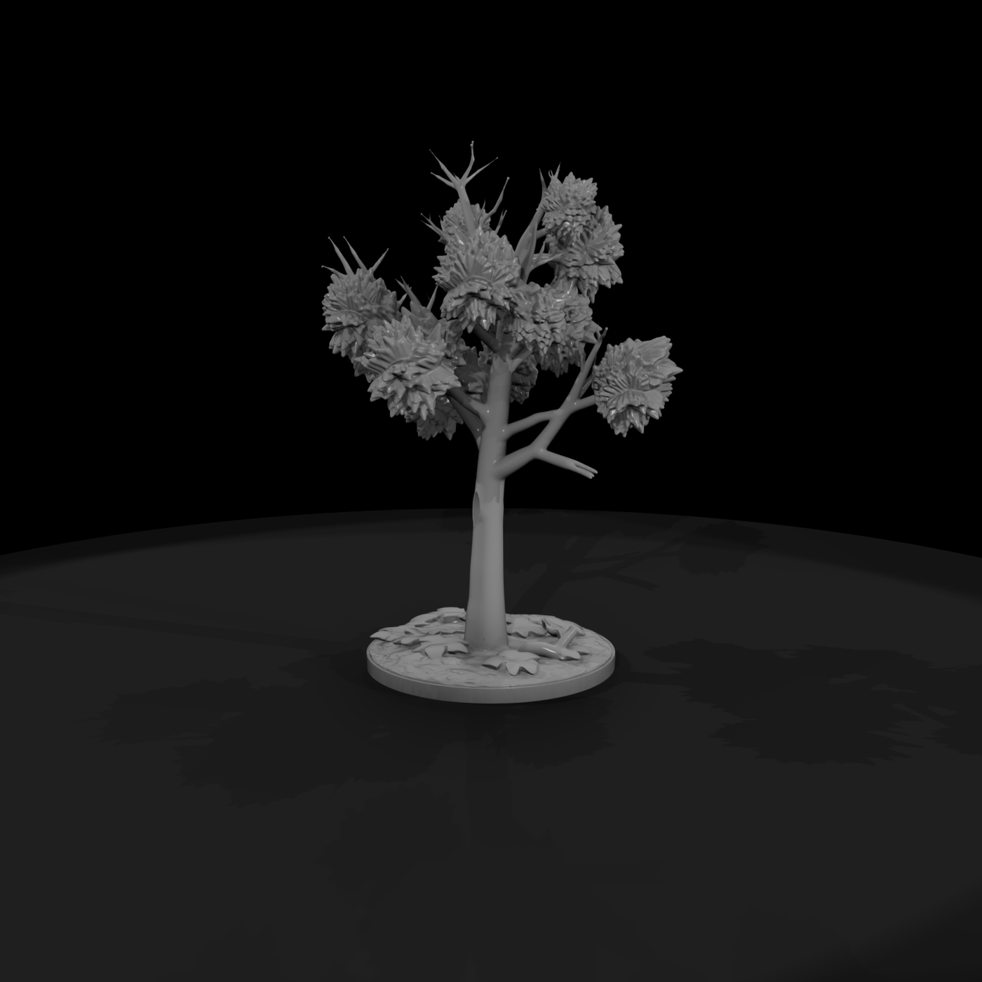 Stylized Maple Tree — & Model Railway