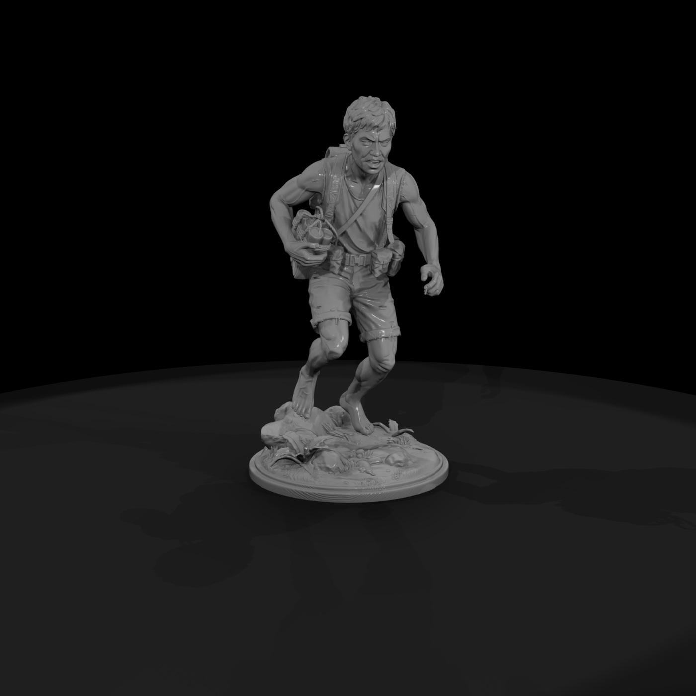 Viet Cong Sapper with Satchel Charge