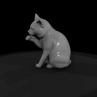 seated-grooming-cat-miniature-631062 — thumbnail 5