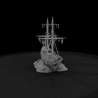 beached-tall-shipwreck-diorama-focal-ho-1-87-085201 — thumbnail 5