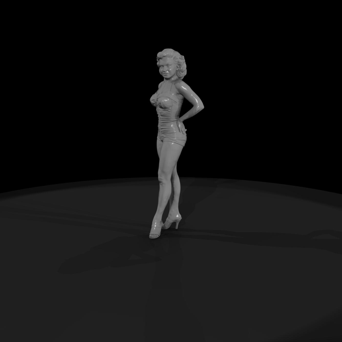 1950s Hollywood Pin-Up Starlet