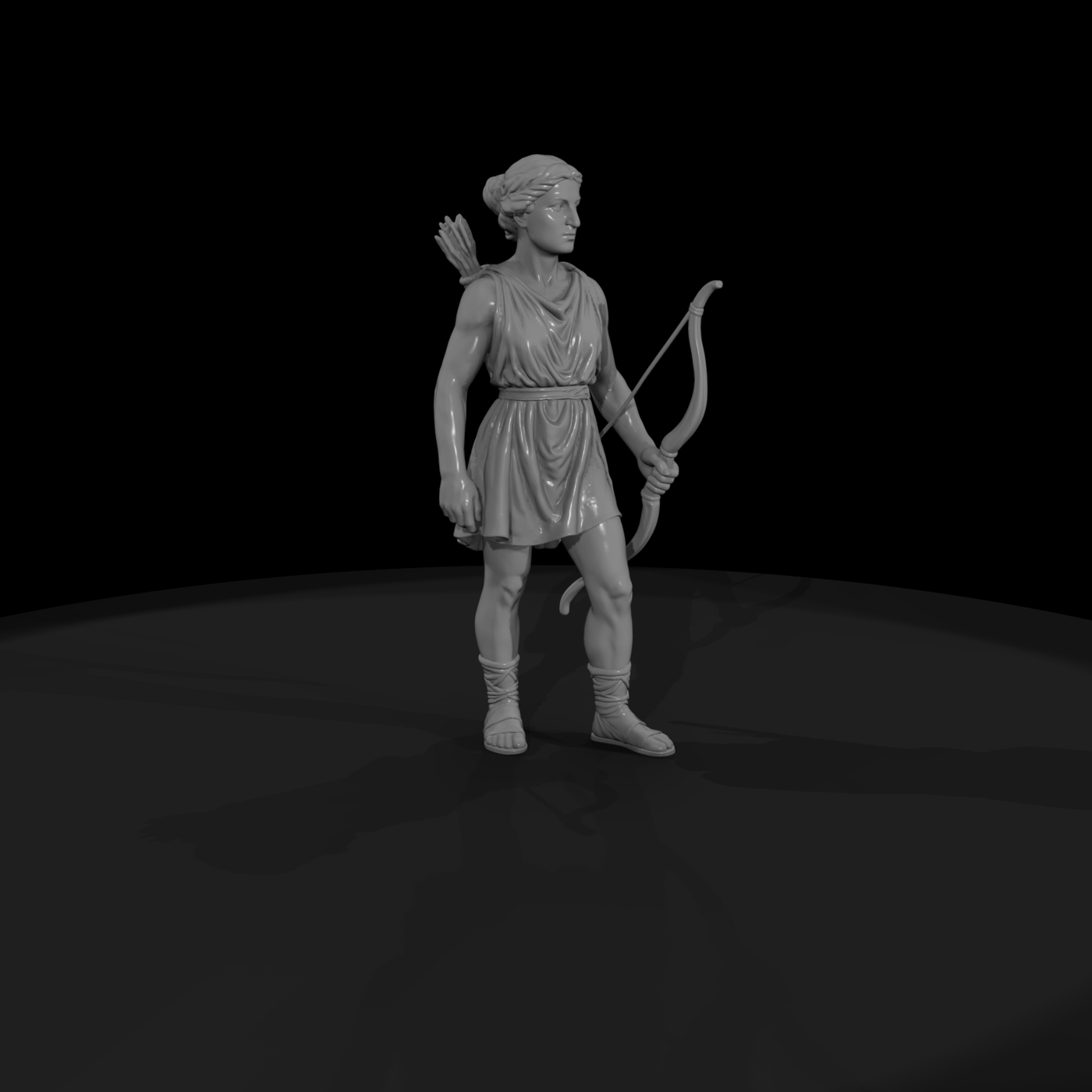 Myth 0255 Mythology Artemis Miniature Figure