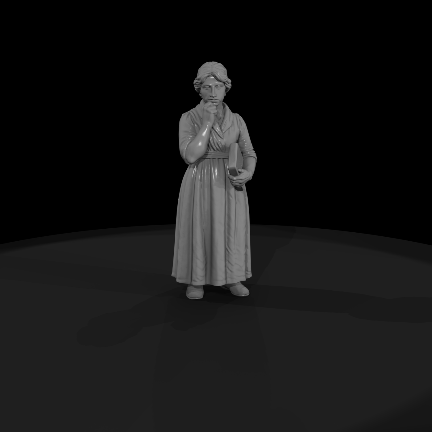 Hist 0155 Historical Mary Wollstonecraft Miniature