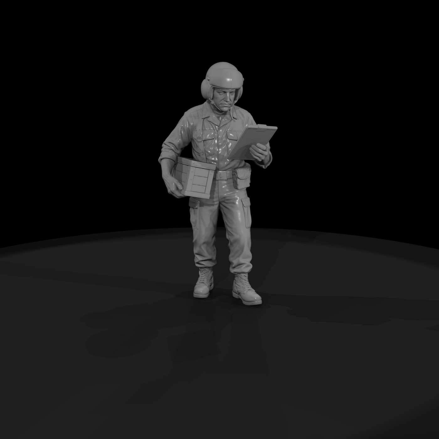 Vn Army 058 Vietnam U S Army Supply Clerk Figure