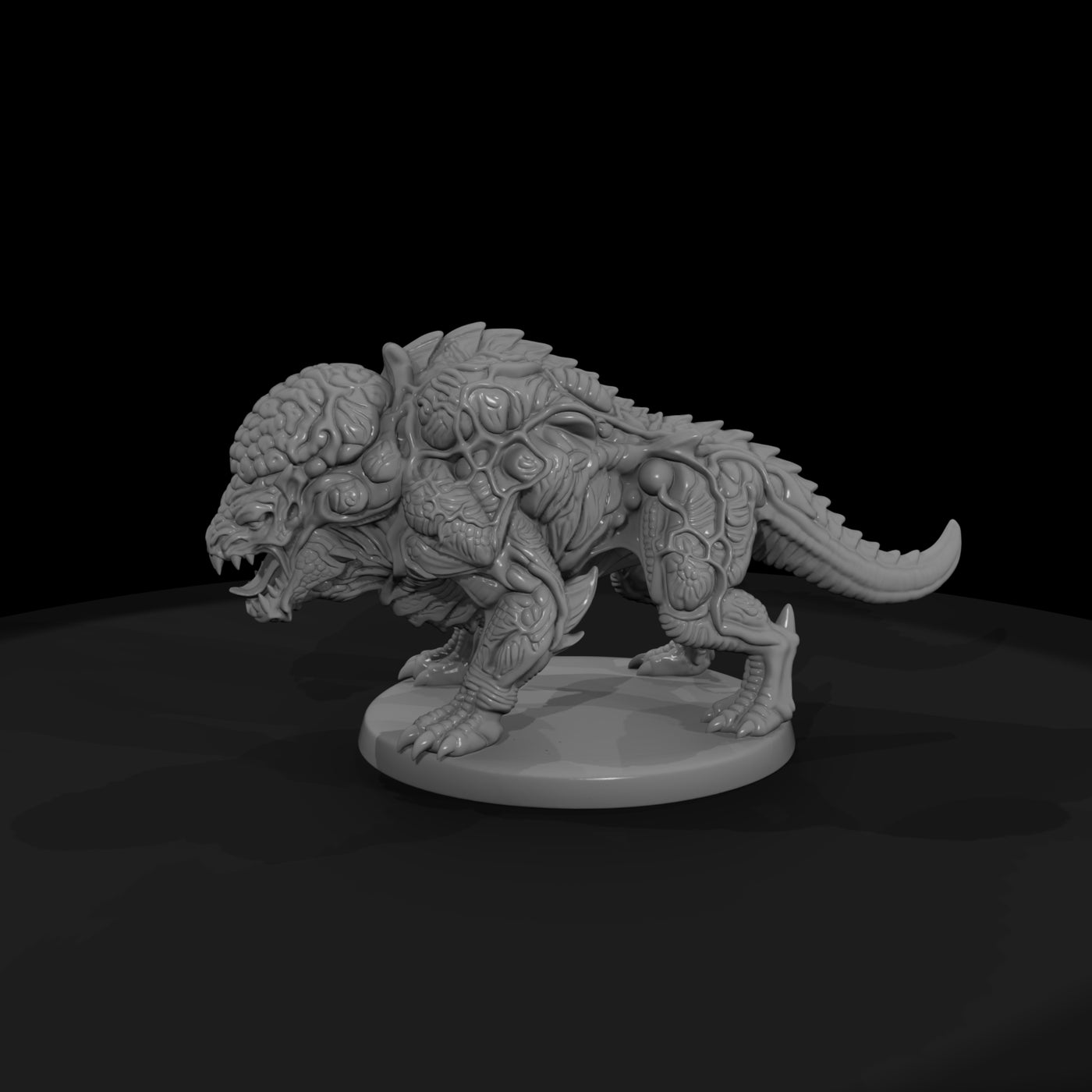 stylized-dark-fantasy-brain-beast-miniature-3d-mod