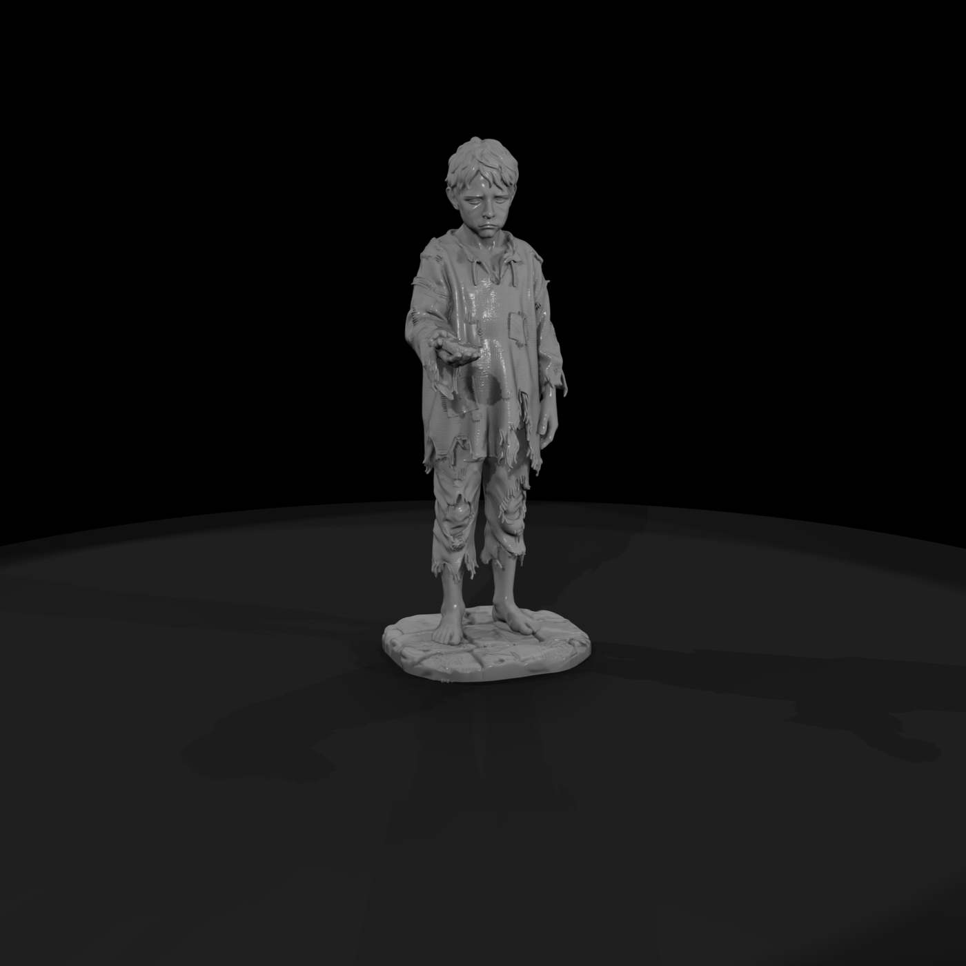 Vag 010 Medieval Beggar Child
