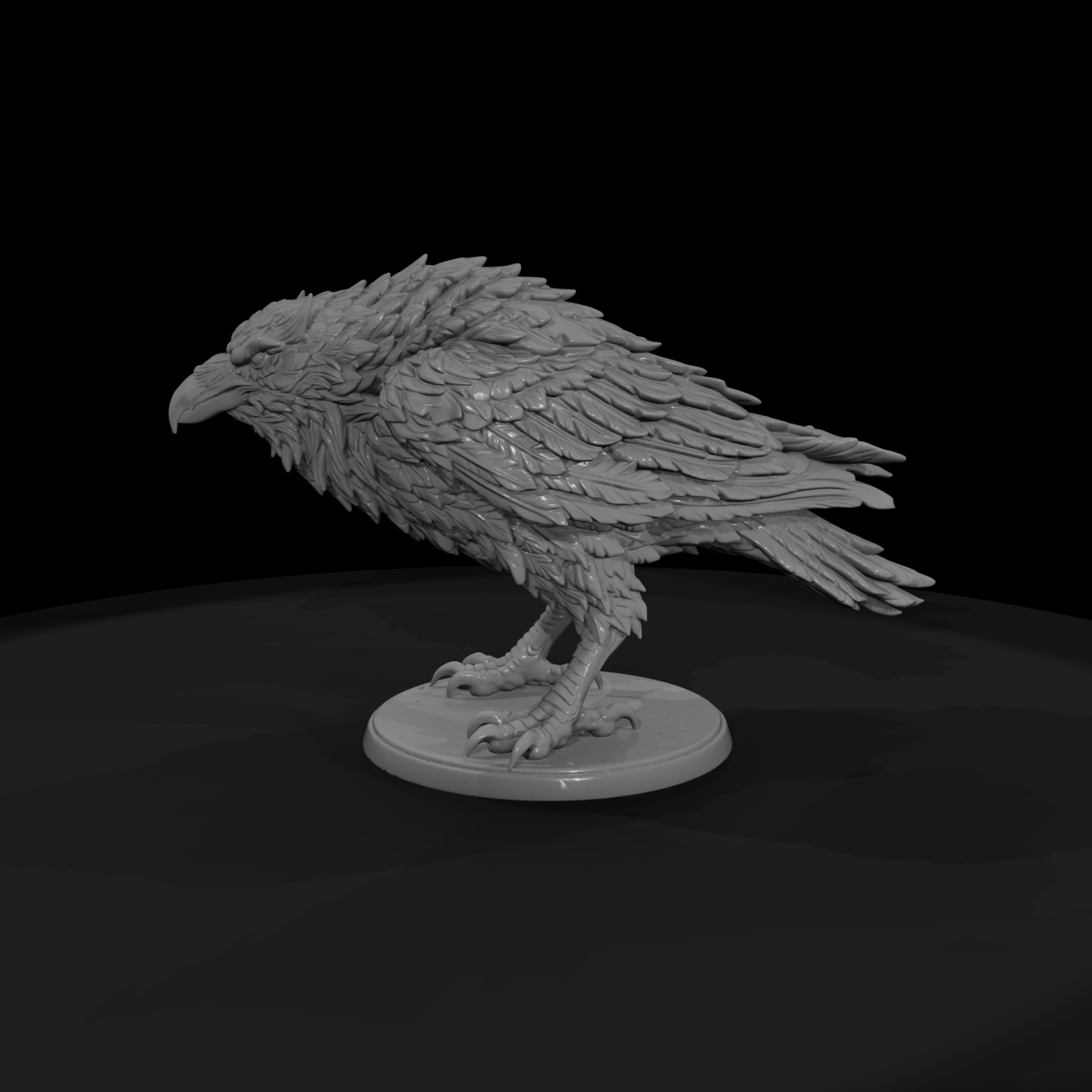 Creature Gloom Feather Raven Beast