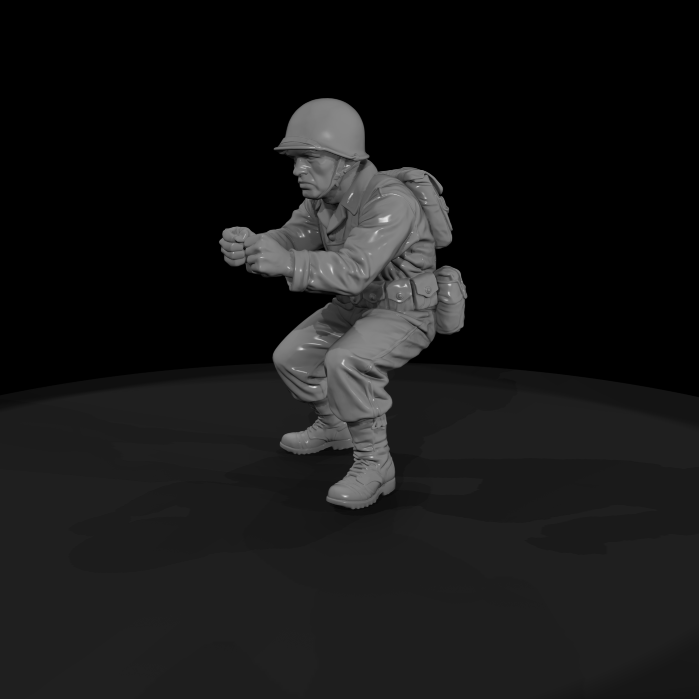 Ww2 Army 037 Wwii U S Army Machine Gun Assistant F