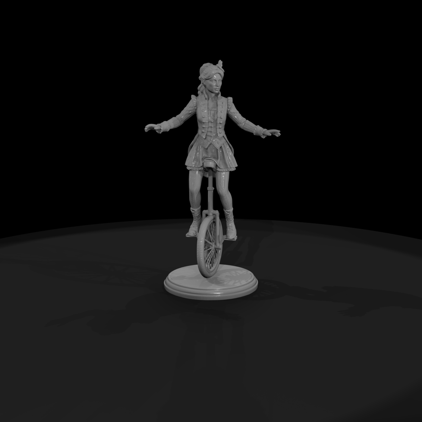 Cir 011 Performer Unicyclist
