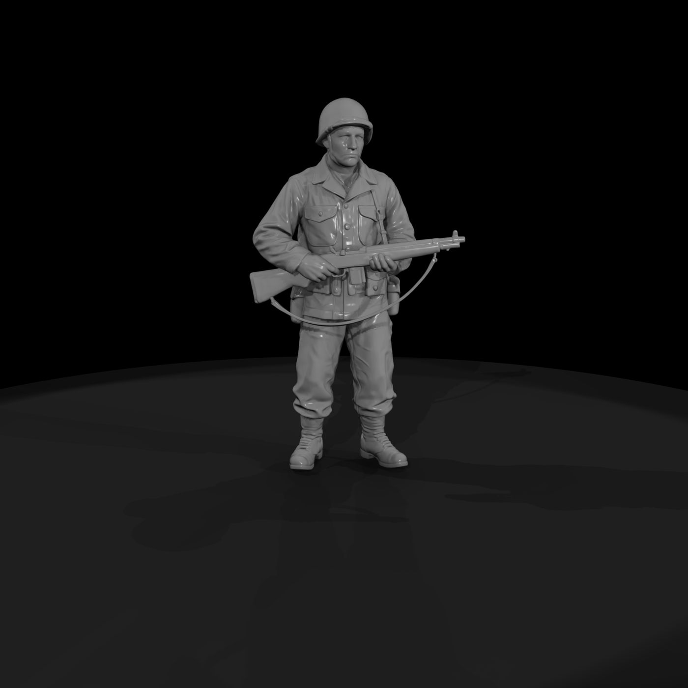 Ww2 Army 036 Wwii U S Army Scout Figure