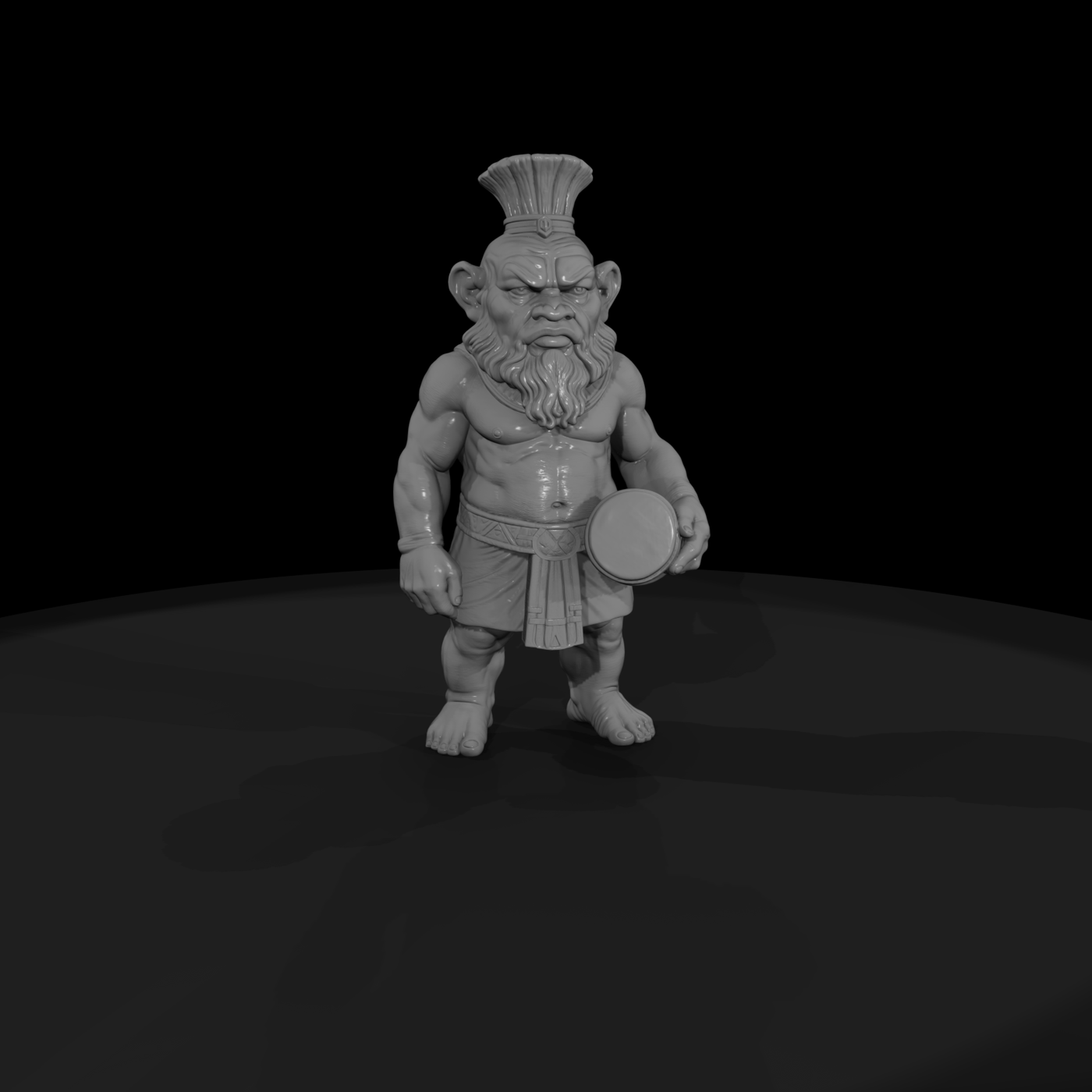 Myth 0361 Mythology Bes Miniature Figure