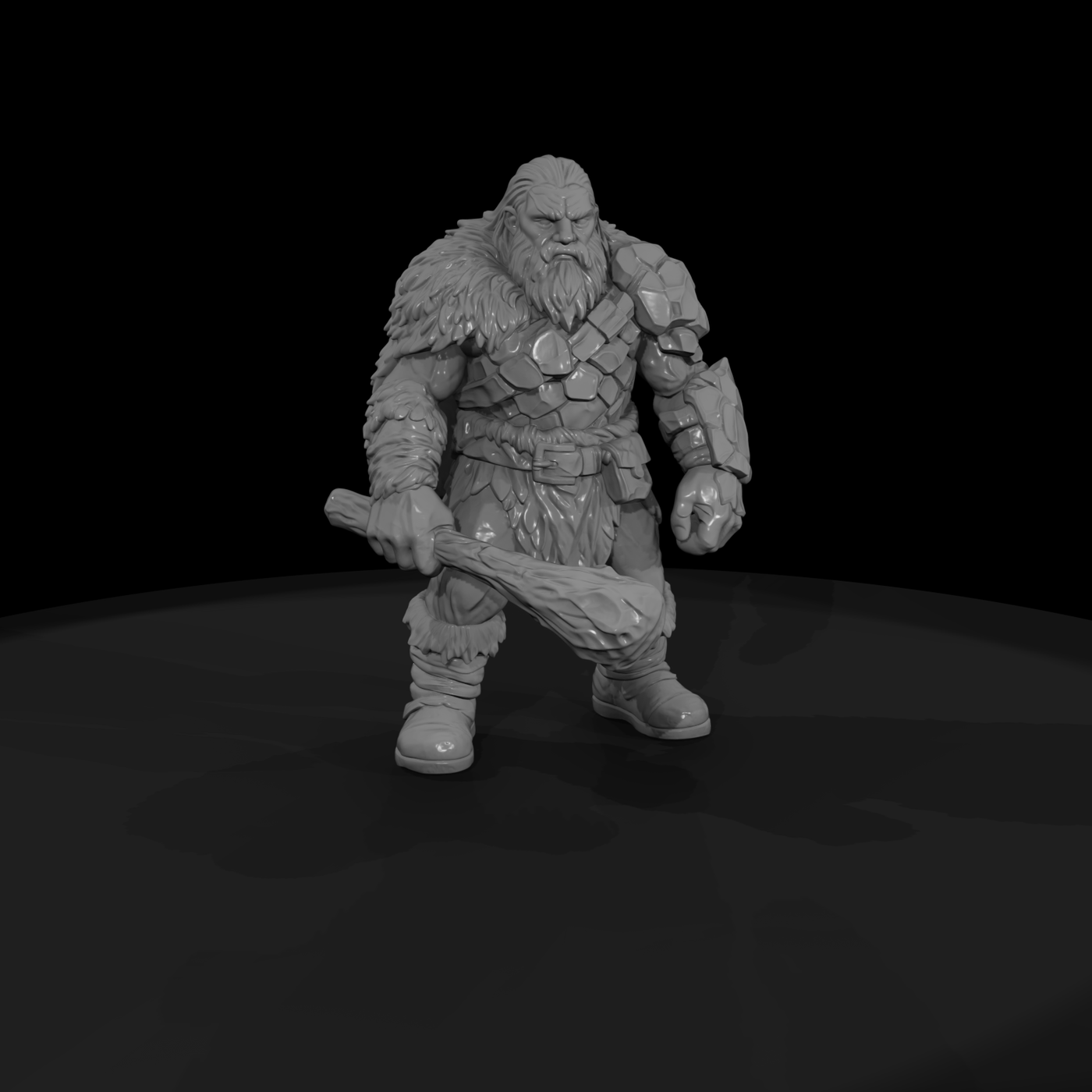 Myth 0332 Mythology Frost Giant Warrior Miniature