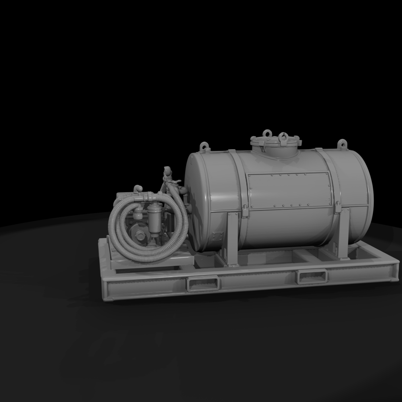 Mil 231 1980S Cold War Fuel Tanker Skid