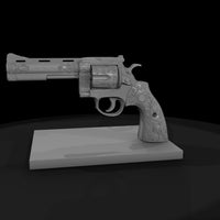 ornate-engraved-revolver-decorative-miniature-for-dioramas-displays-323824 — thumbnail 5