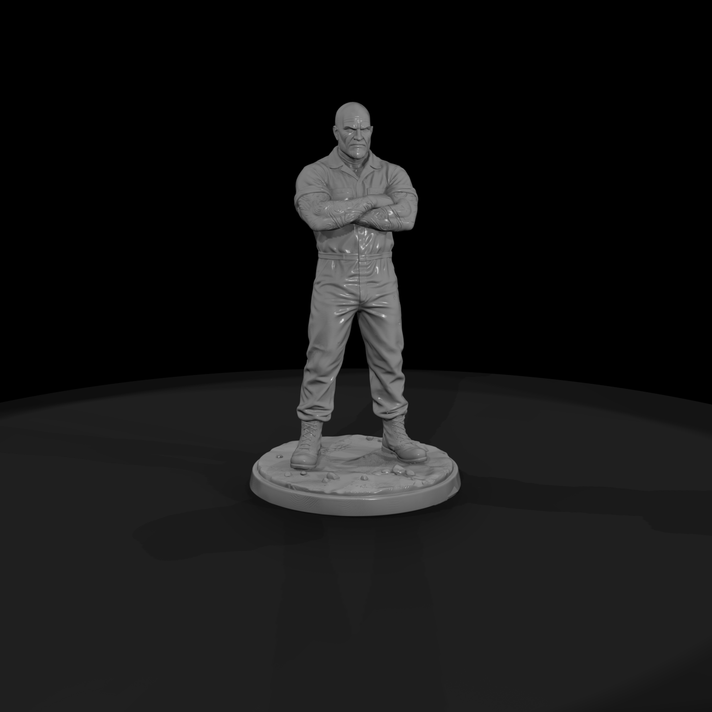 Prison Convict in Jumpsuit