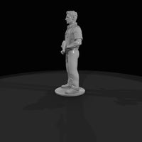 adult-male-standing-on-platform-holding-an-axe — thumbnail 4
