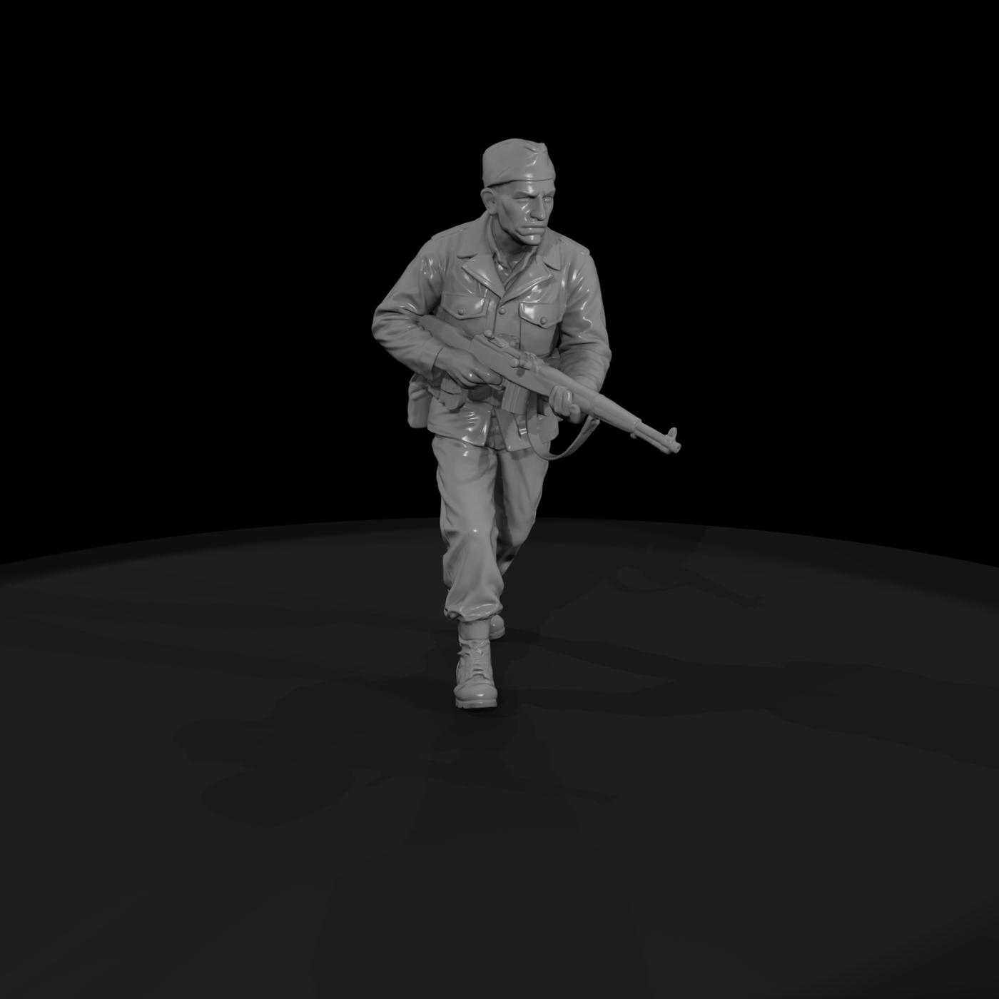Ww2 Army 033 Wwii U S Army Rifleman Figure