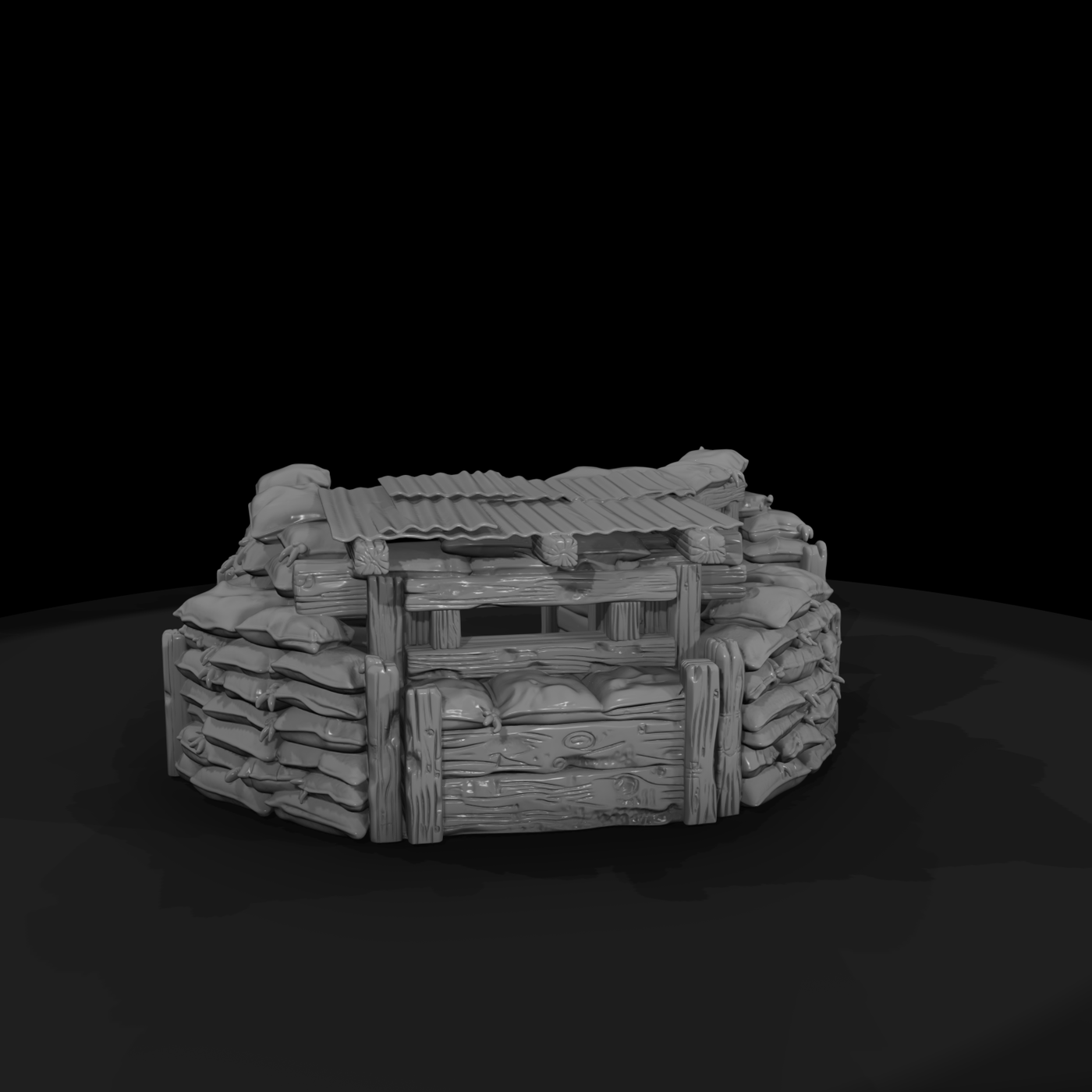 Mil 171 Vietnam Bunker Line Mg Nest