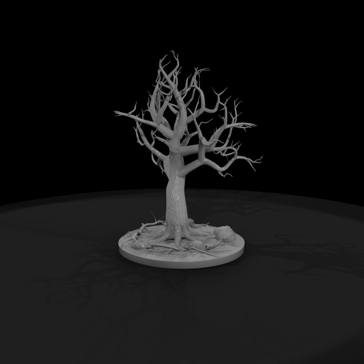 Bare Dead Tree on Scenic Base