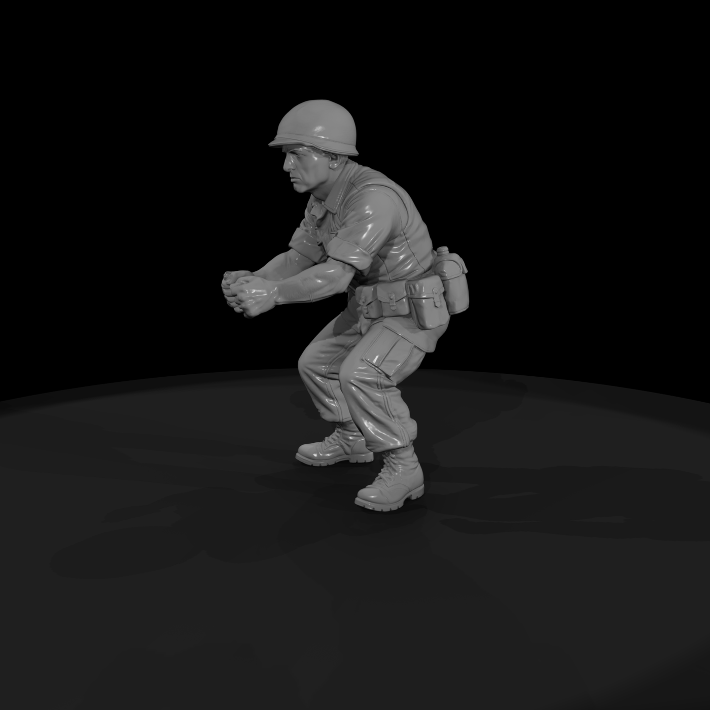 Vn Army 056 Vietnam U S Army Artillery Crewman Fig