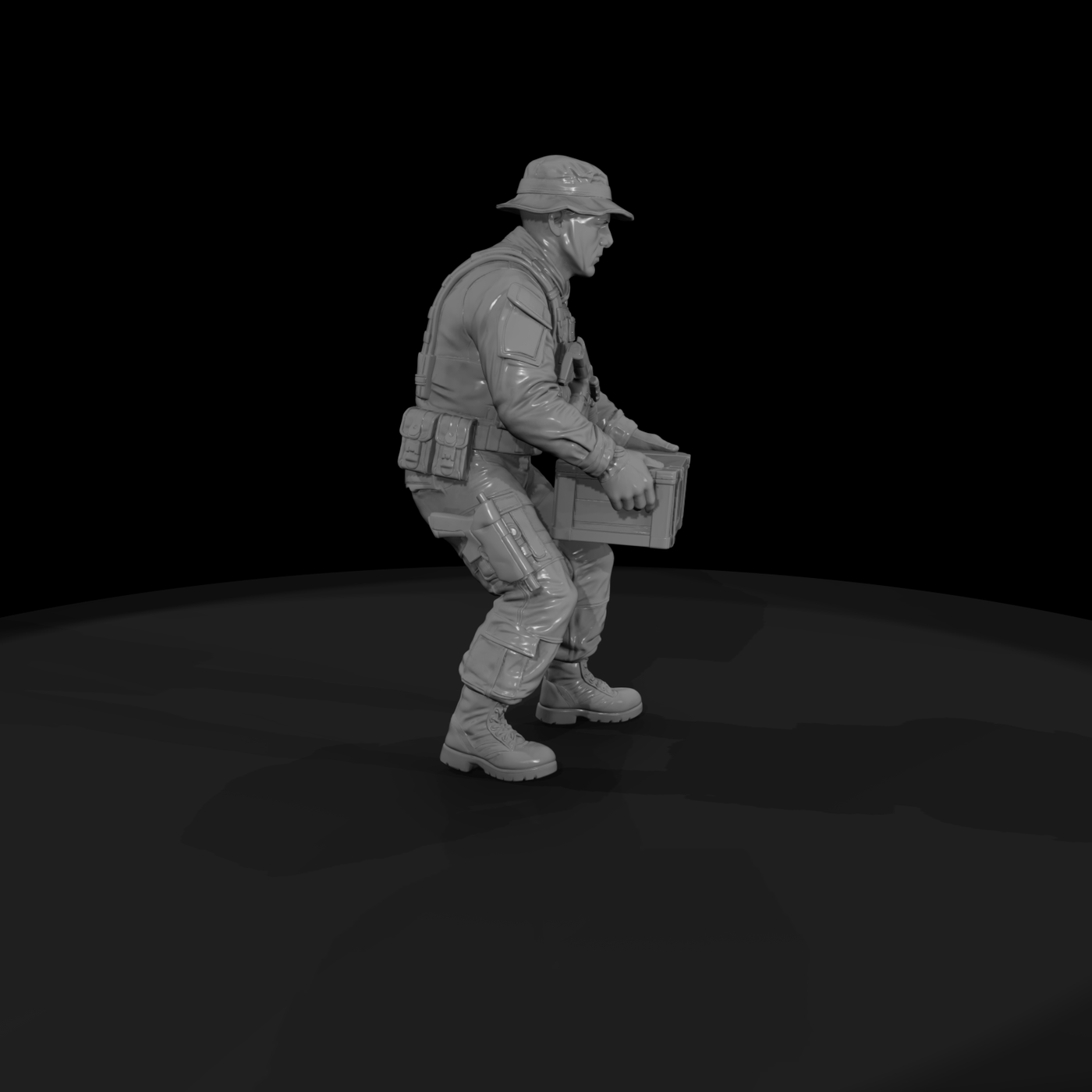 Mod Army 099 Modern U S Army Grenadier Figure