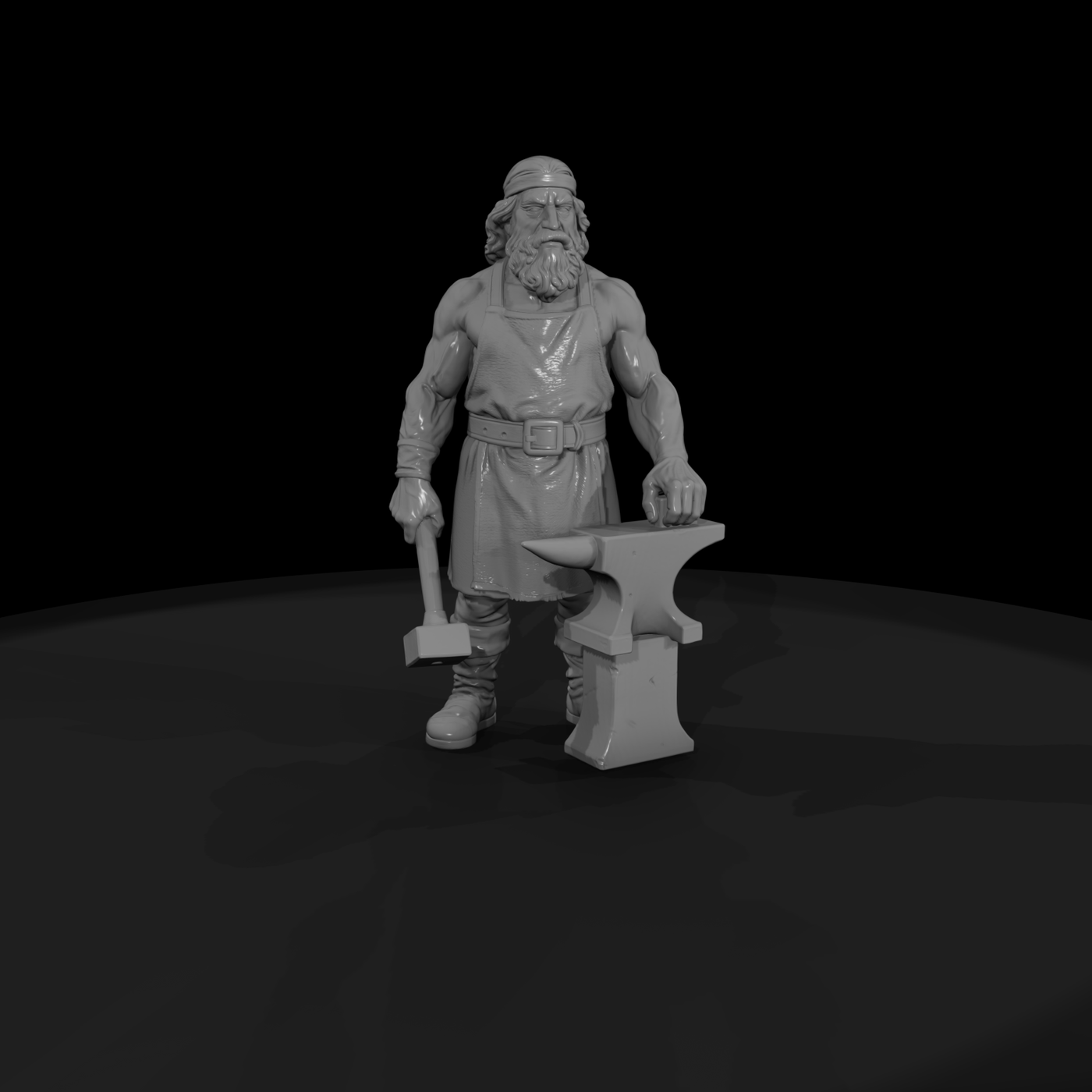 Myth 0259 Mythology Hephaestus Miniature Figure