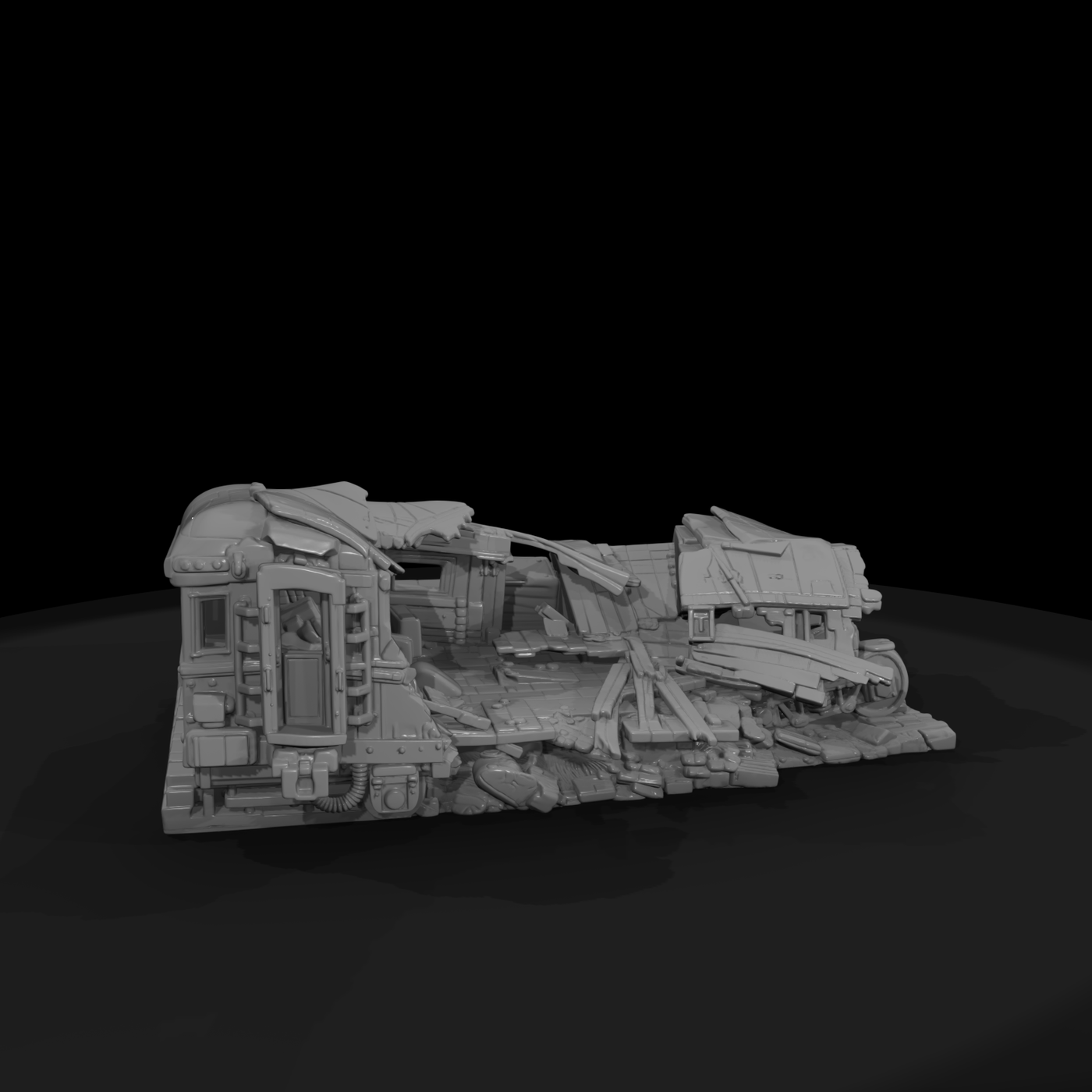 Hitem2 Wrecked Rail Car